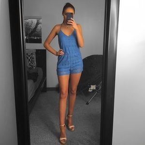 Blue Romper